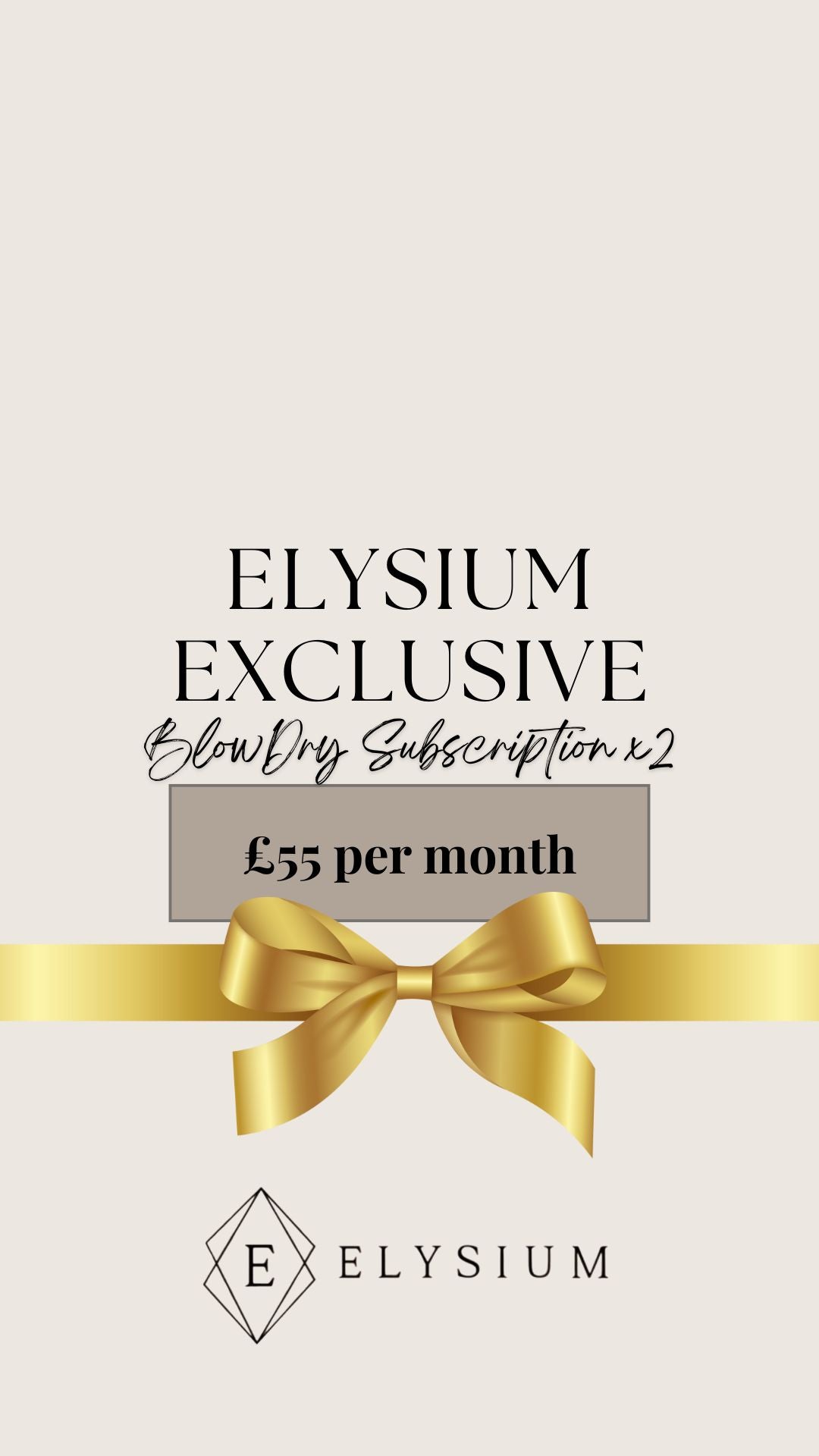 Blow Dry Package 2 a month