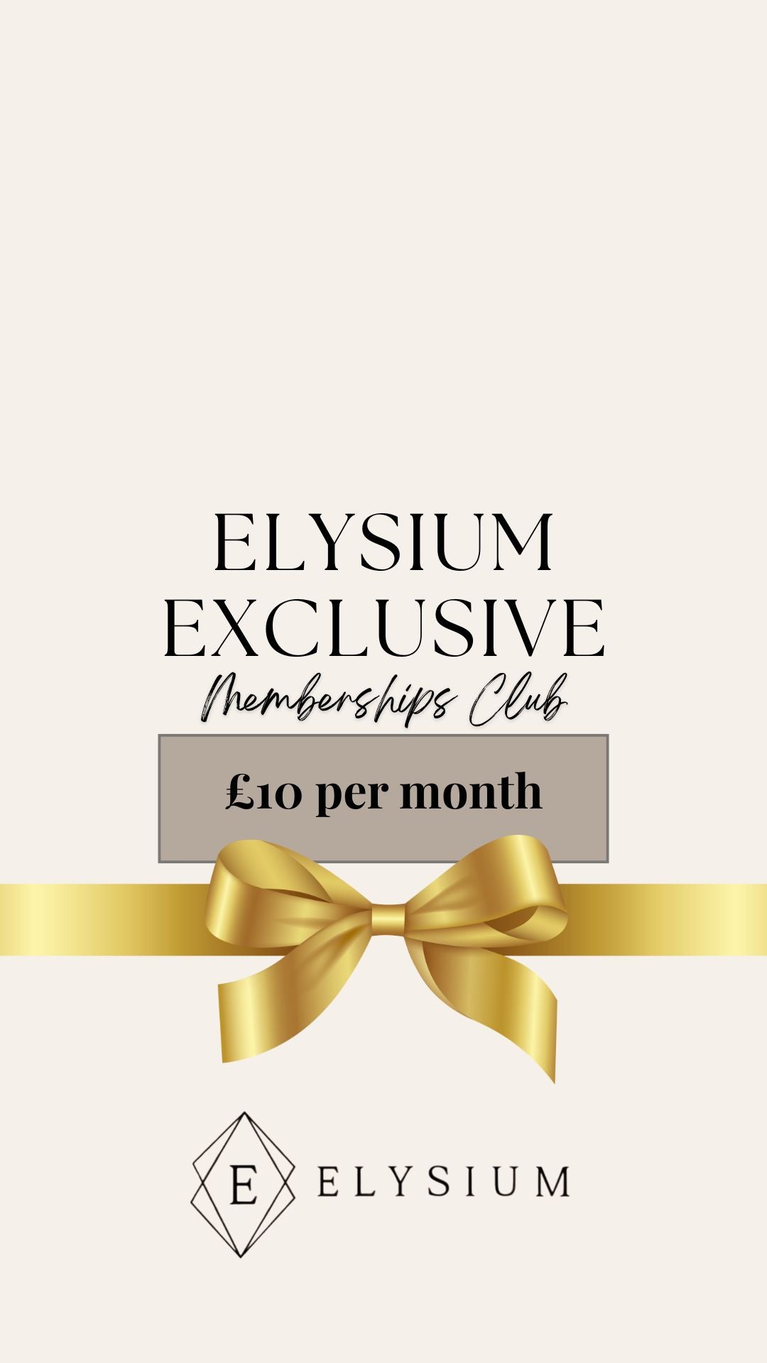 Elysium Membership Club £10 a month