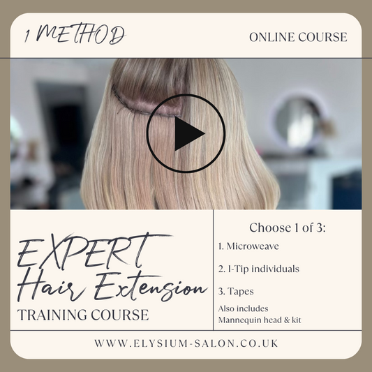 Hair Extension One Day Course - One Method (Online)