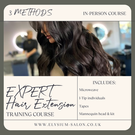 Hair Extension One Day Course - Three Methods (In-Person)