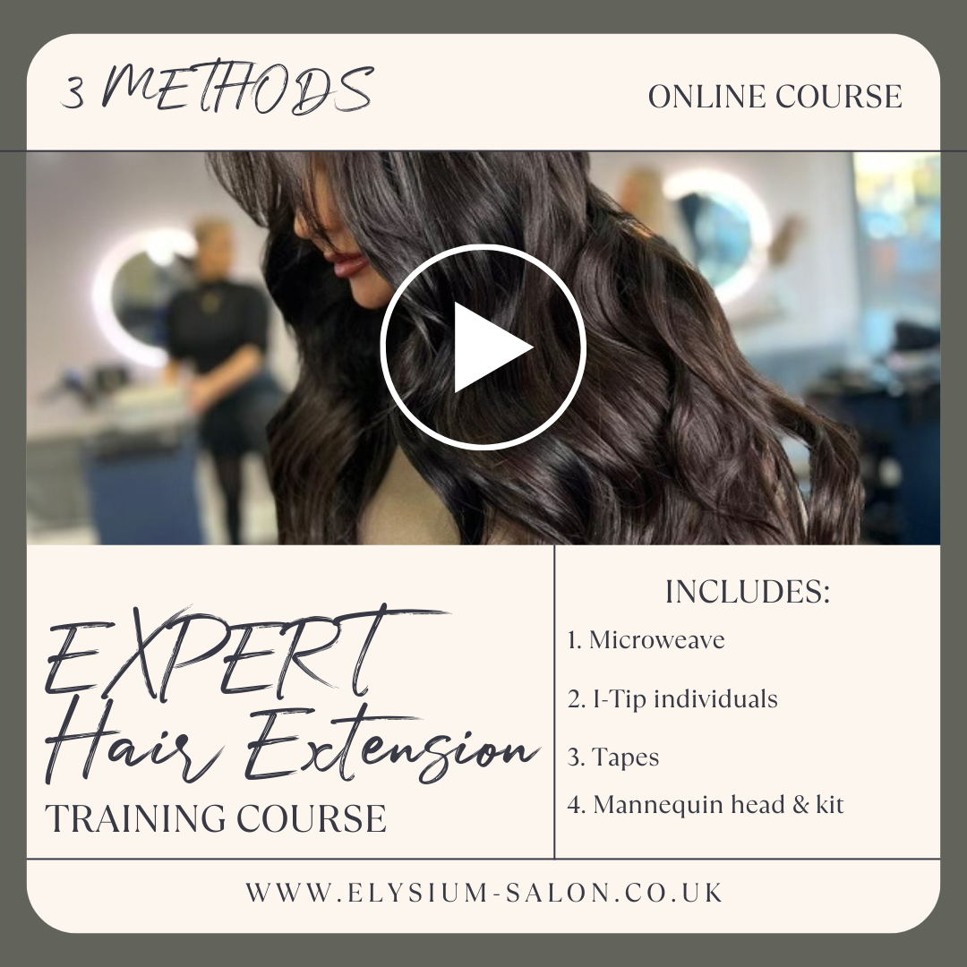 Hair Extension One Day Course - Three Methods (Online)